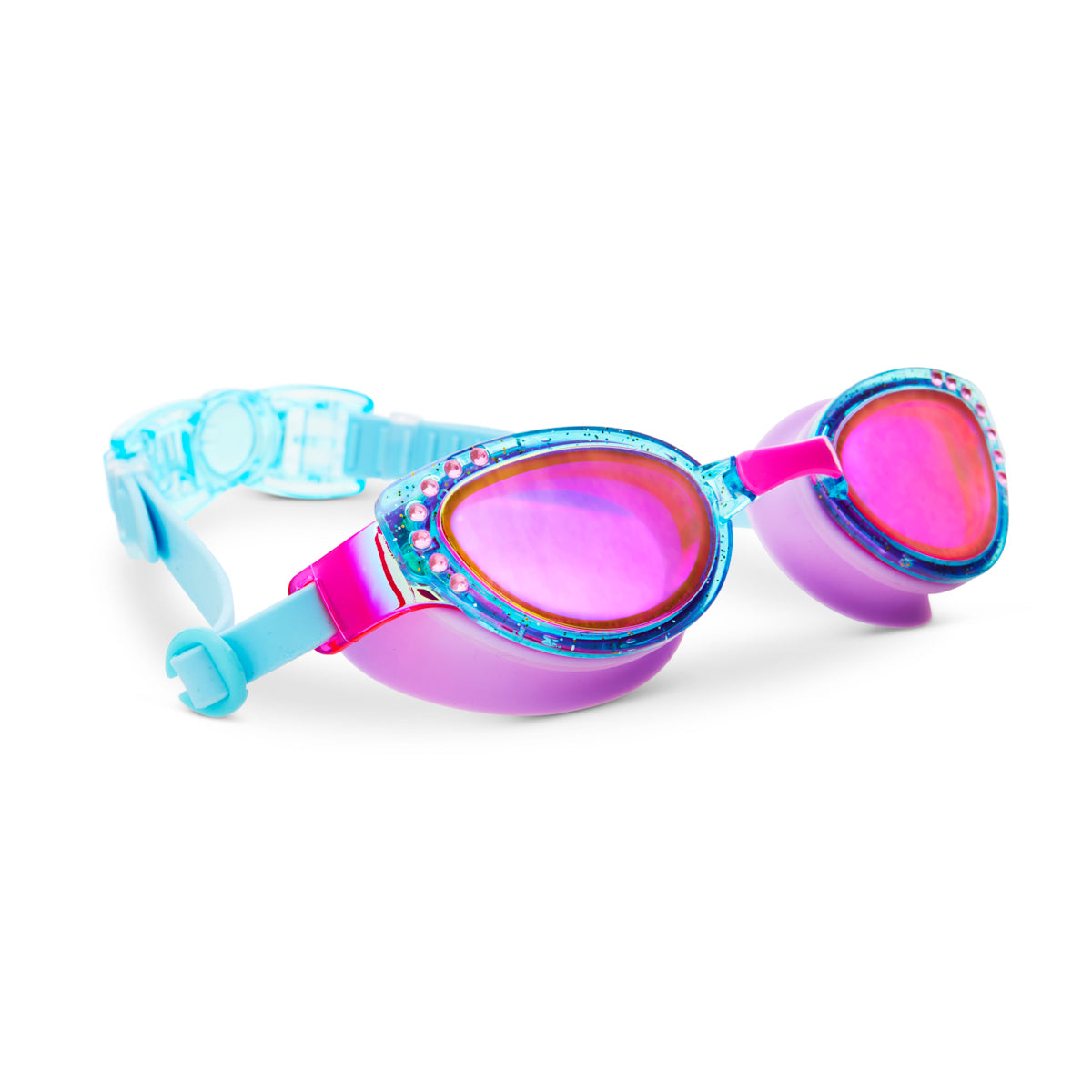 Miss Lux in Sapphire Girl Kids' Swim Goggles