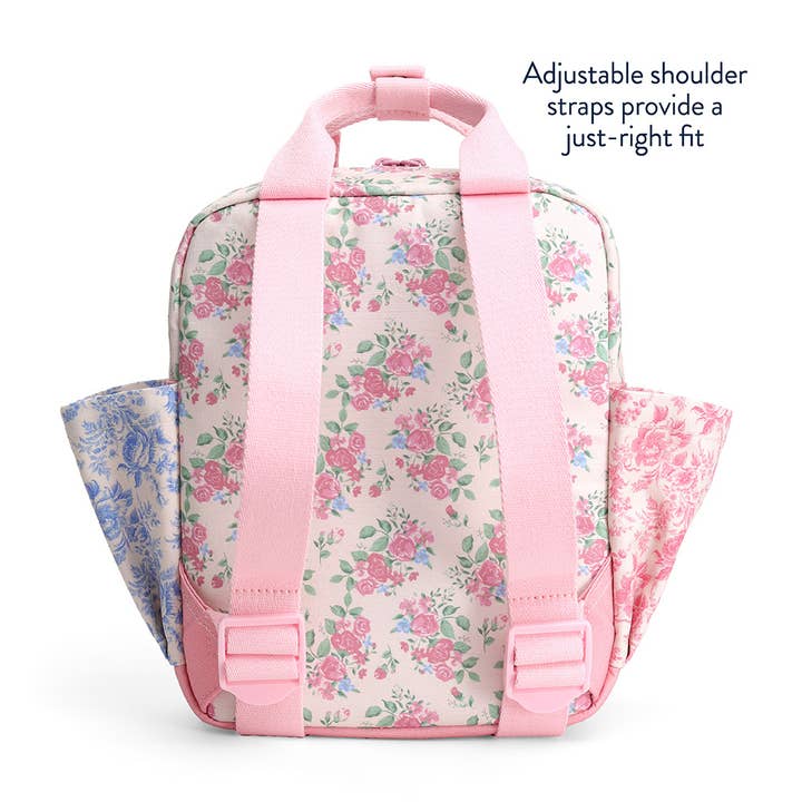 Itzy Bitzy Bag™ Toddler Daycare Backpack - Ribbons + Roses