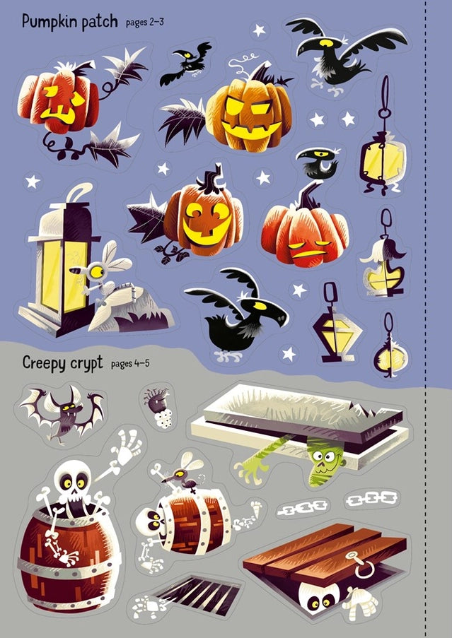 Sparkly Halloween Sticker Book: Usborn