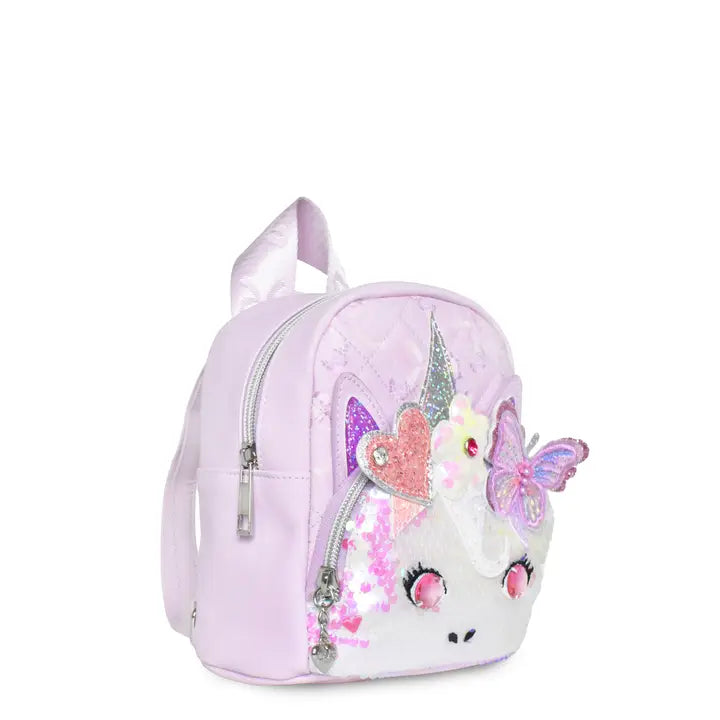 Miss Gwen Unicorn Micro Mini Backpack with Rhinestones