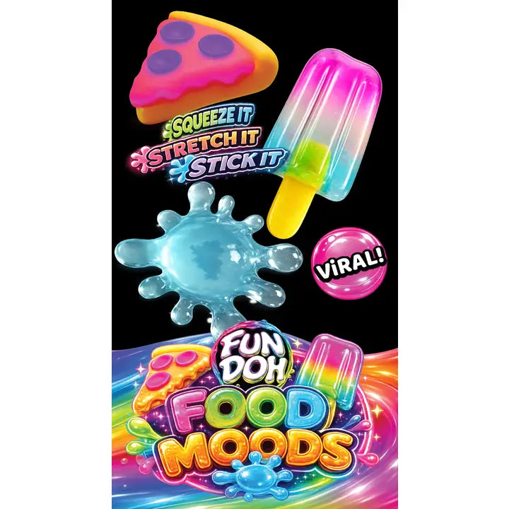 Fun Doh Food Moods Snack Attack Squishy Variety - 12/Display