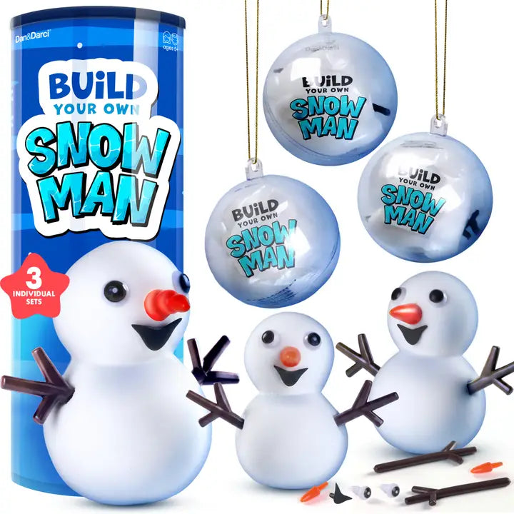 Snowman Making Kit For Kids - Build A Snow Man Craft Kits