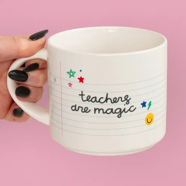 Teachers Are Magic Ceramic Mug - Cream