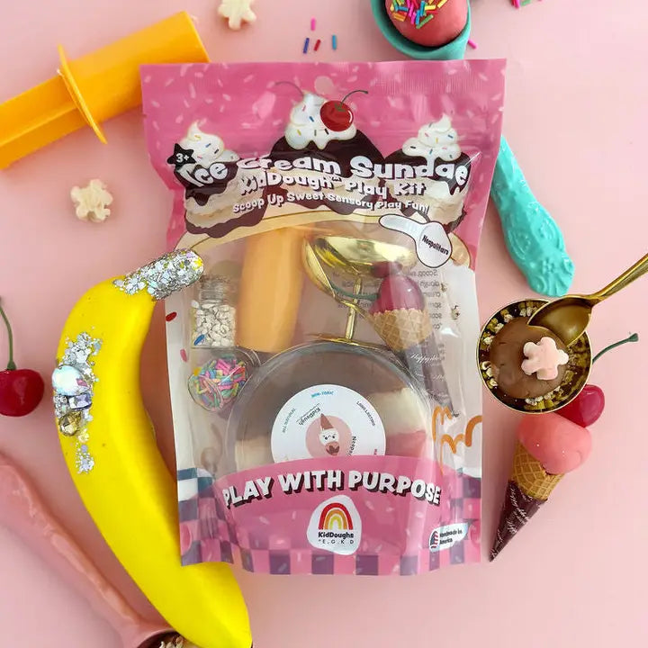 Ice Cream Sundae Kiddough Play Kit