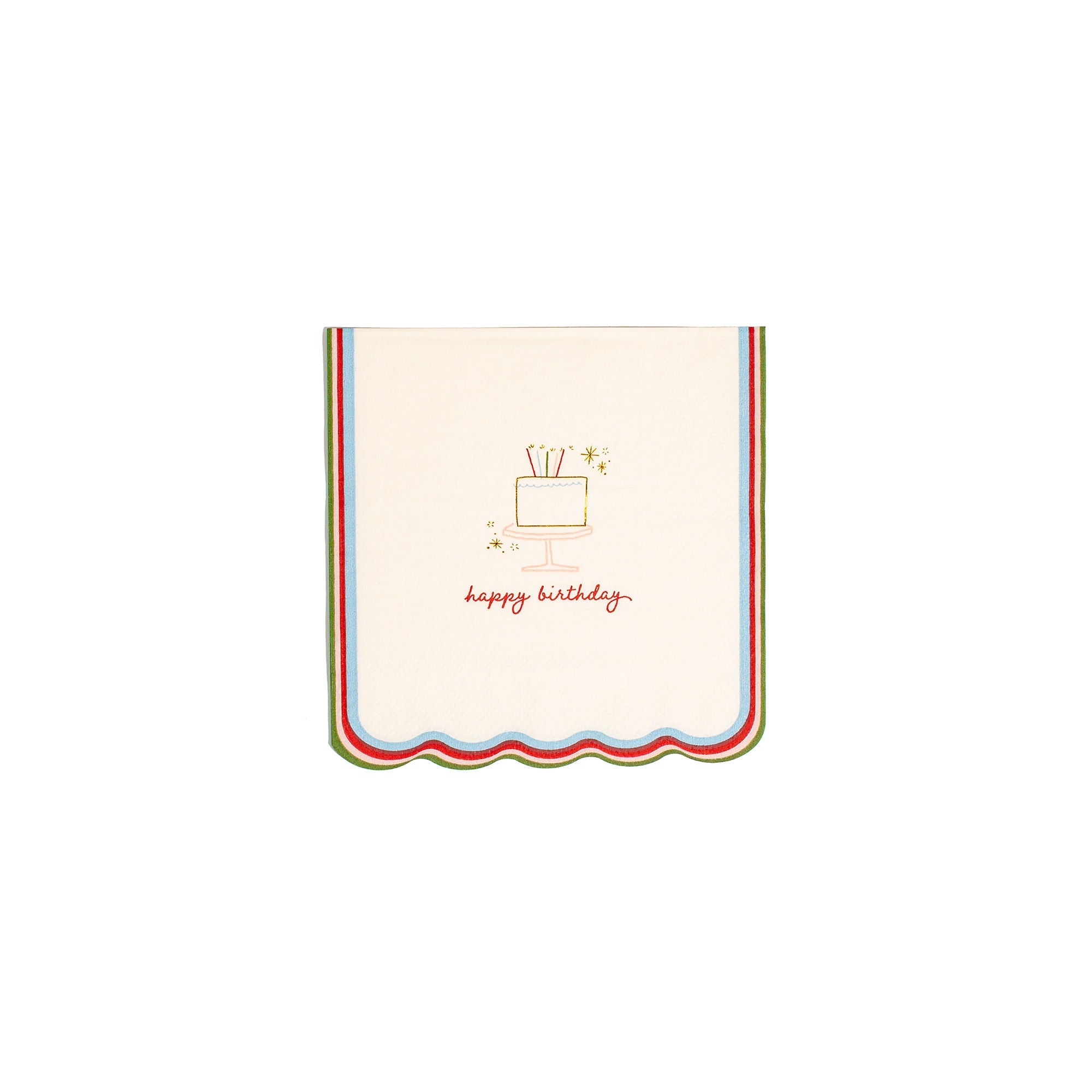 Happy Birthday Icon Cocktail Napkins