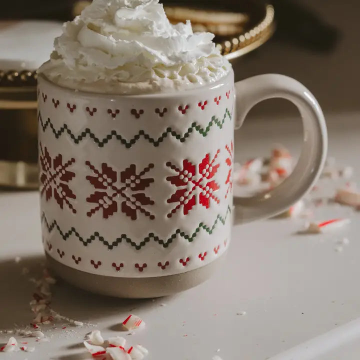 *New* Fair Isle Sweater Stoneware Coffee Mug - Gifts