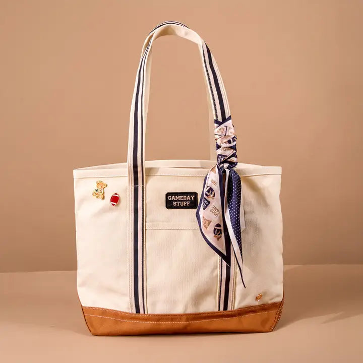 The Darling Canvas Tote Bag-Huddle Up