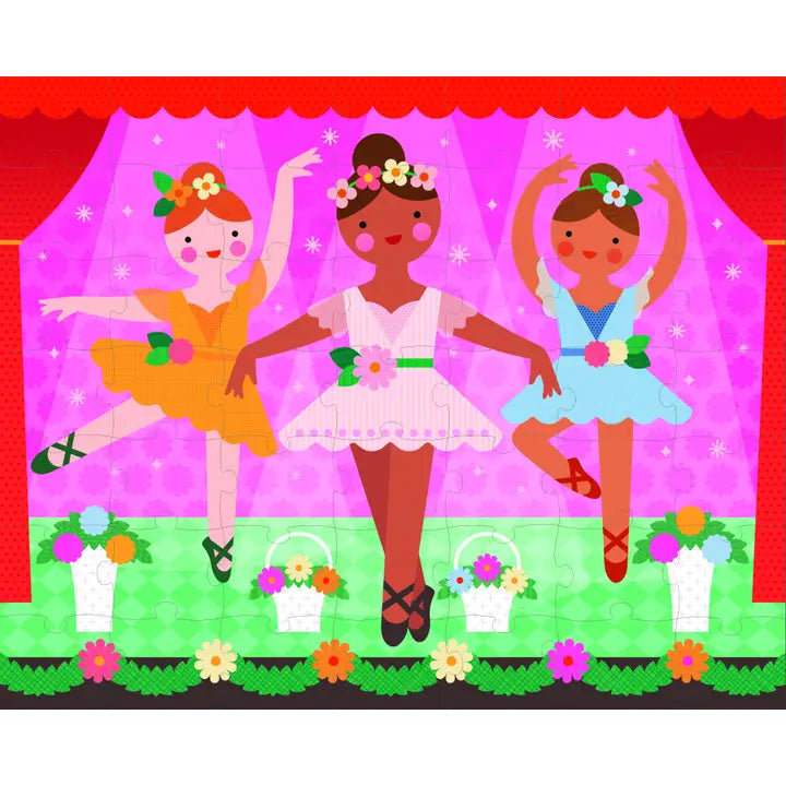 Two Sided On-The-Go Puzzle Ballerina