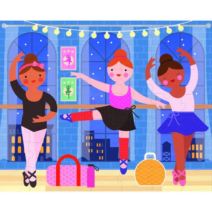 Two Sided On-The-Go Puzzle Ballerina