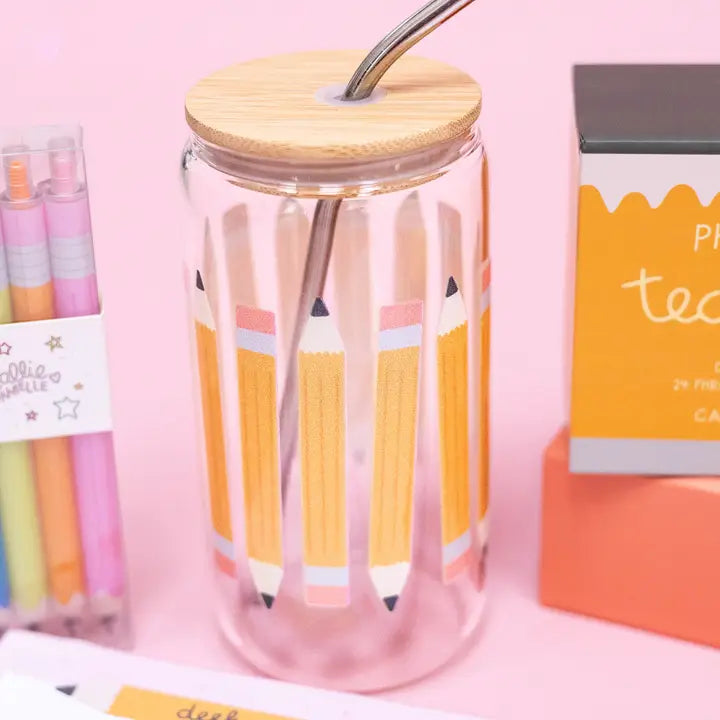 Pencils Glass Can