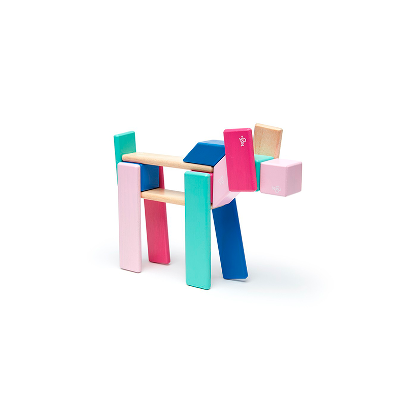 24-Piece Set <br>Magnetic Wooden Blocks <br>Tegu Classics