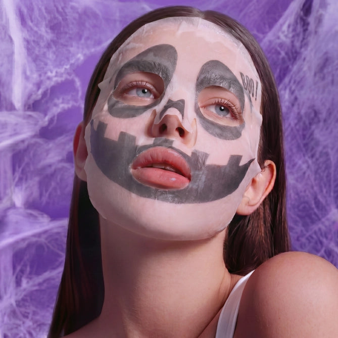Korean Skincare Halloween Sheet Masks | Pumpkin, Ghost & Bat