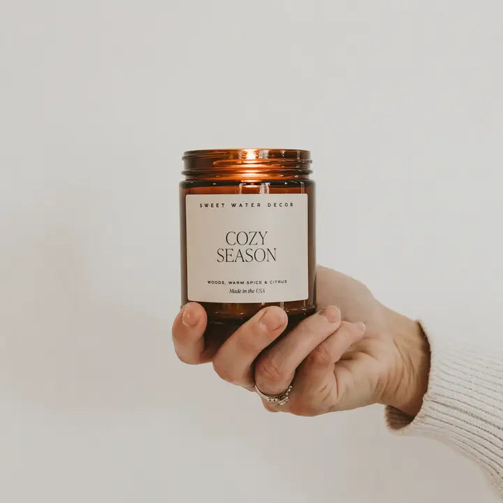 Cozy Season 9 oz Soy Candle - Christmas Decor & Gifts