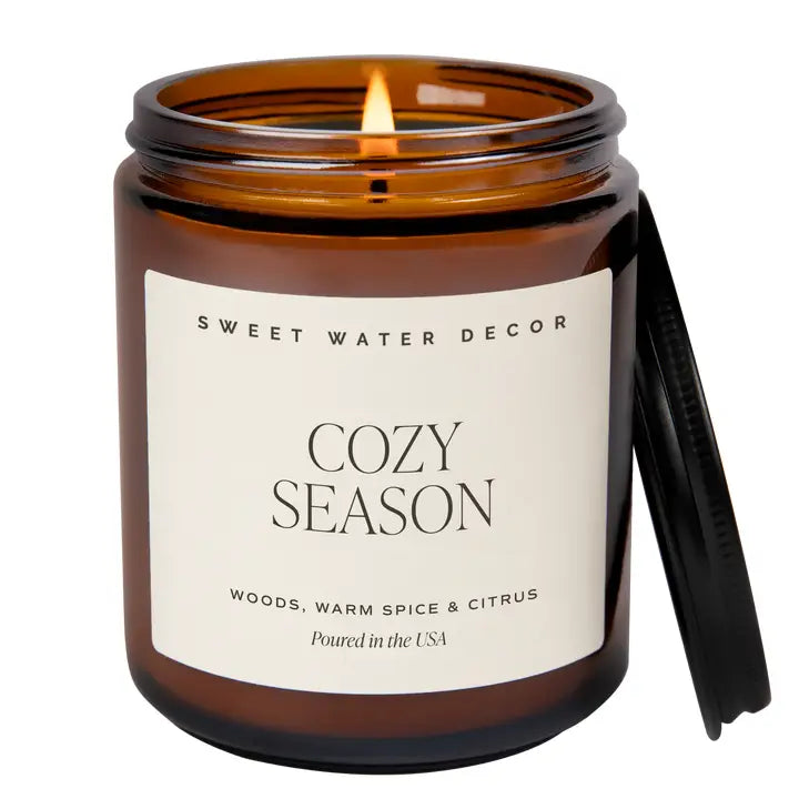 Cozy Season 9 oz Soy Candle - Christmas Decor & Gifts