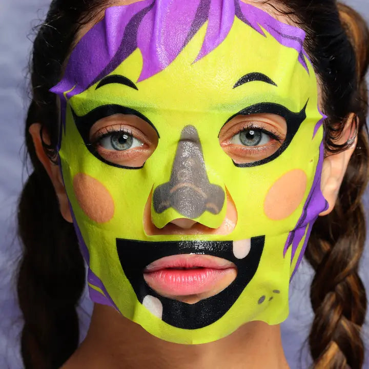 Hocus Glow-Cus Glowing Witch Halloween Face Mask