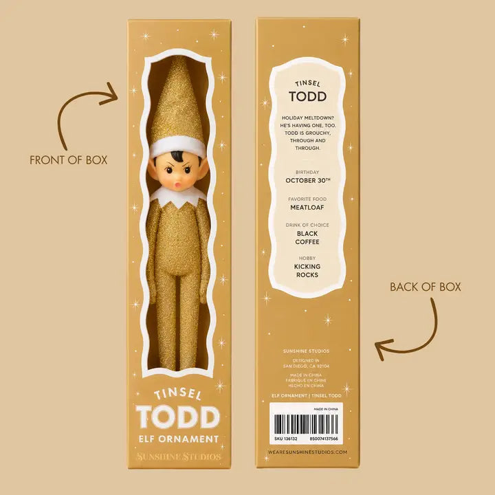 Elf Ornament | Tinsel Todd