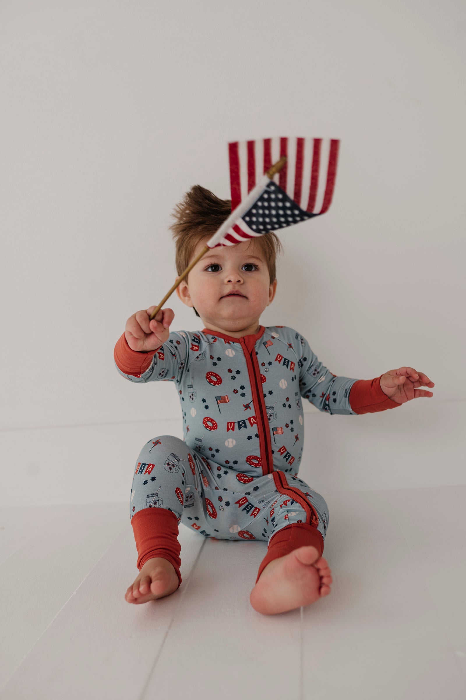 Long Sleeve Zip Romper