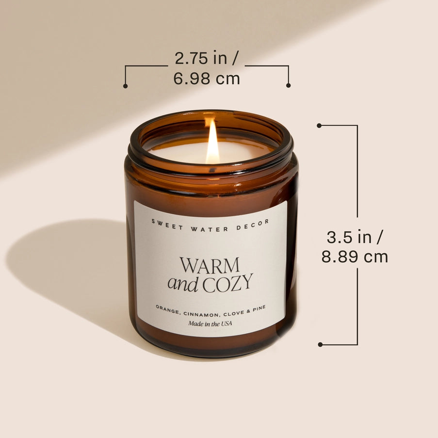 Cozy Season 9 oz Soy Candle - Christmas Decor & Gifts