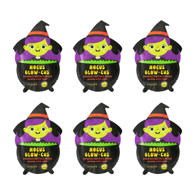 Hocus Glow-Cus Glowing Witch Halloween Face Mask