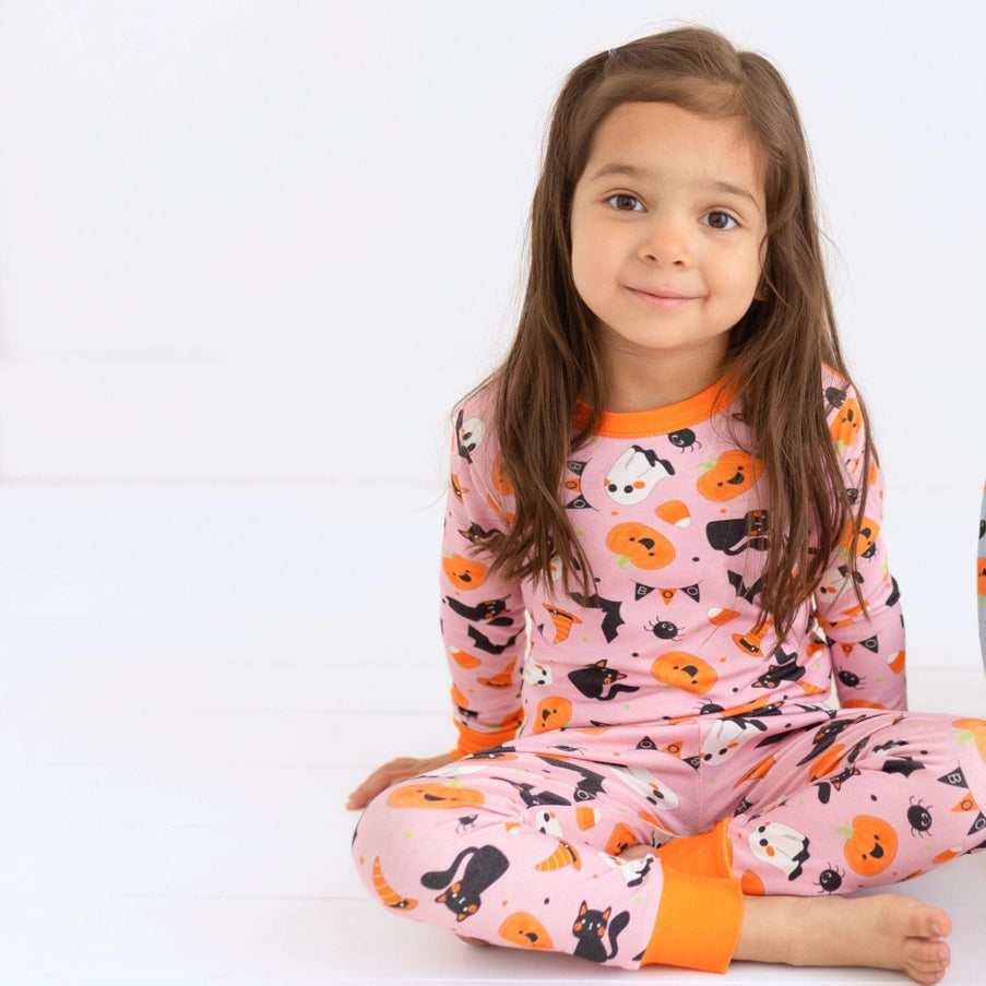 Boo To You! Pink Long Pajamas