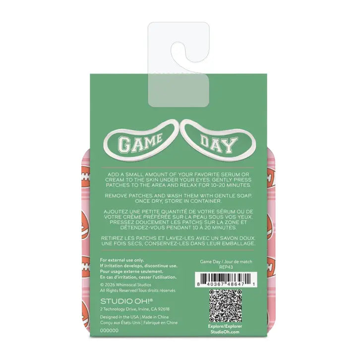 Game Day Reusable Under-Eye Patches
