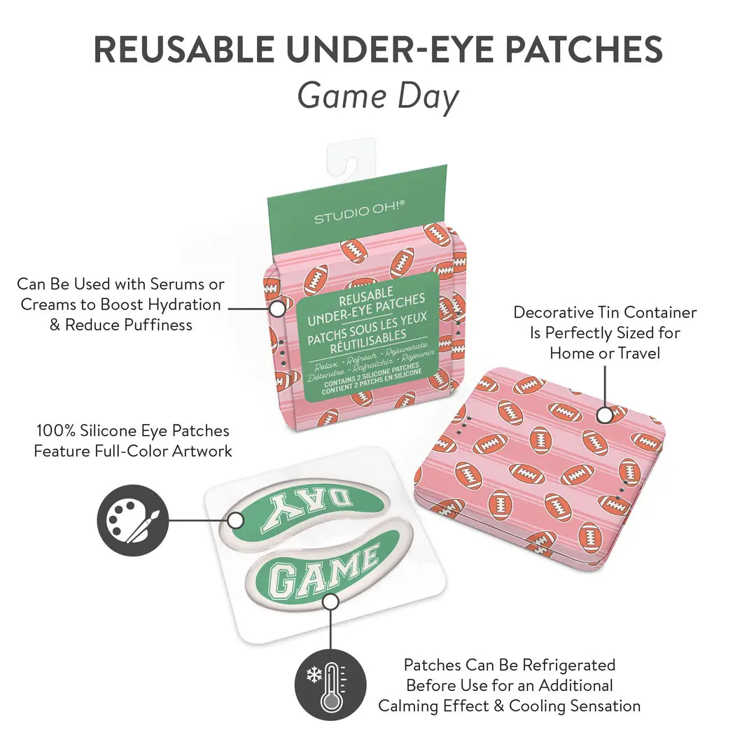Game Day Reusable Under-Eye Patches