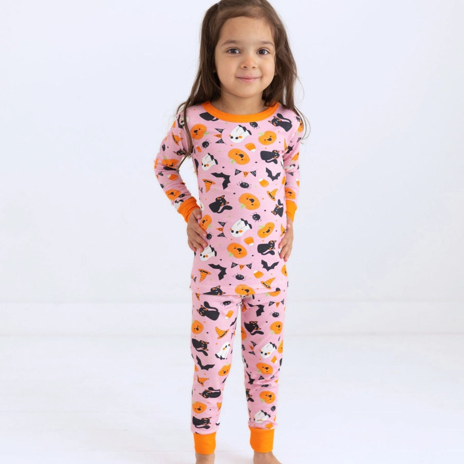 Boo To You! Pink Long Pajamas