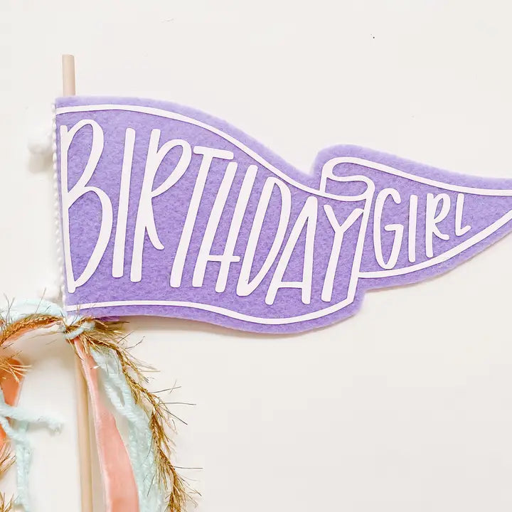 Birthday Felt Flag