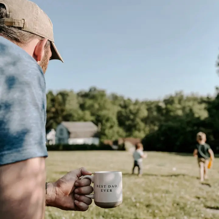 Best Dad Ever Stoneware Coffee Mug - Father's Day Gifts