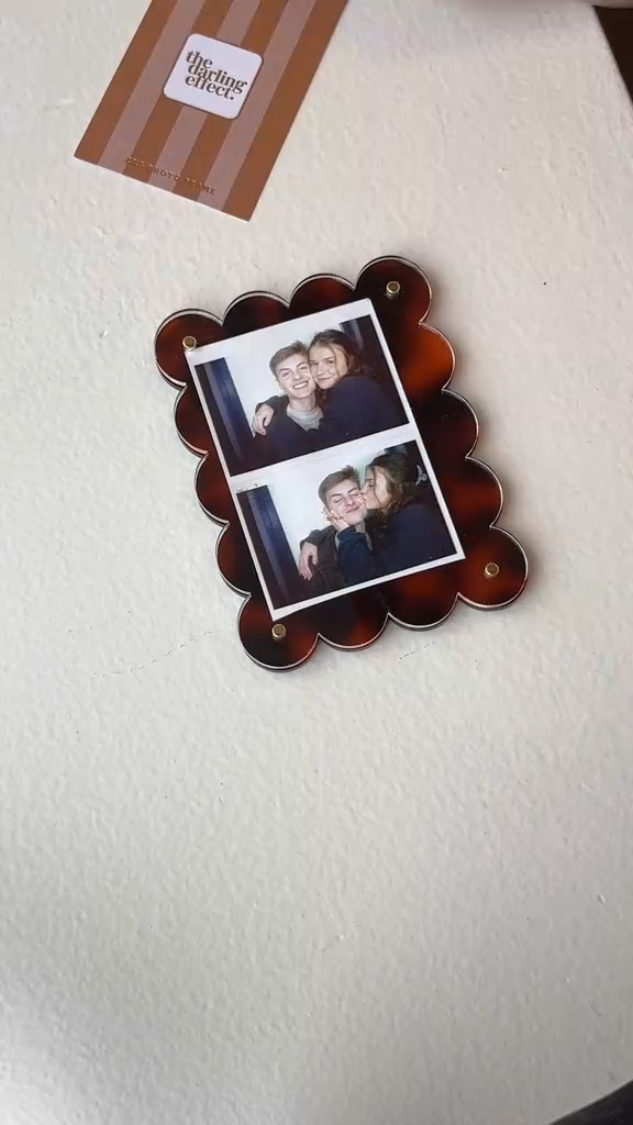 Mini Acrylic Picture Frame Magnet-Sienna Spice