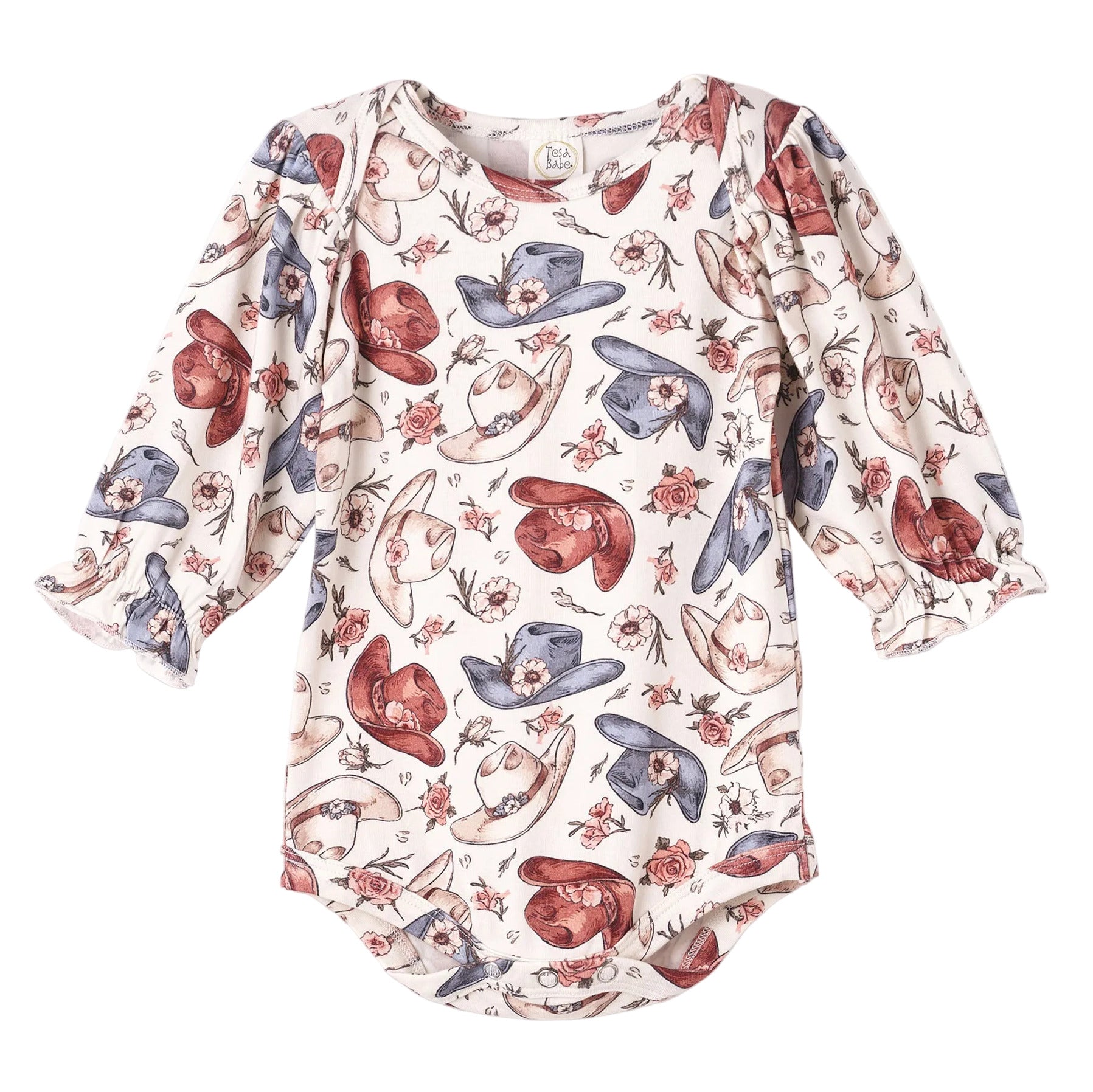 Wildflower Rodeo Cowgirl Bodysuit - Bamboo Baby One-Piece