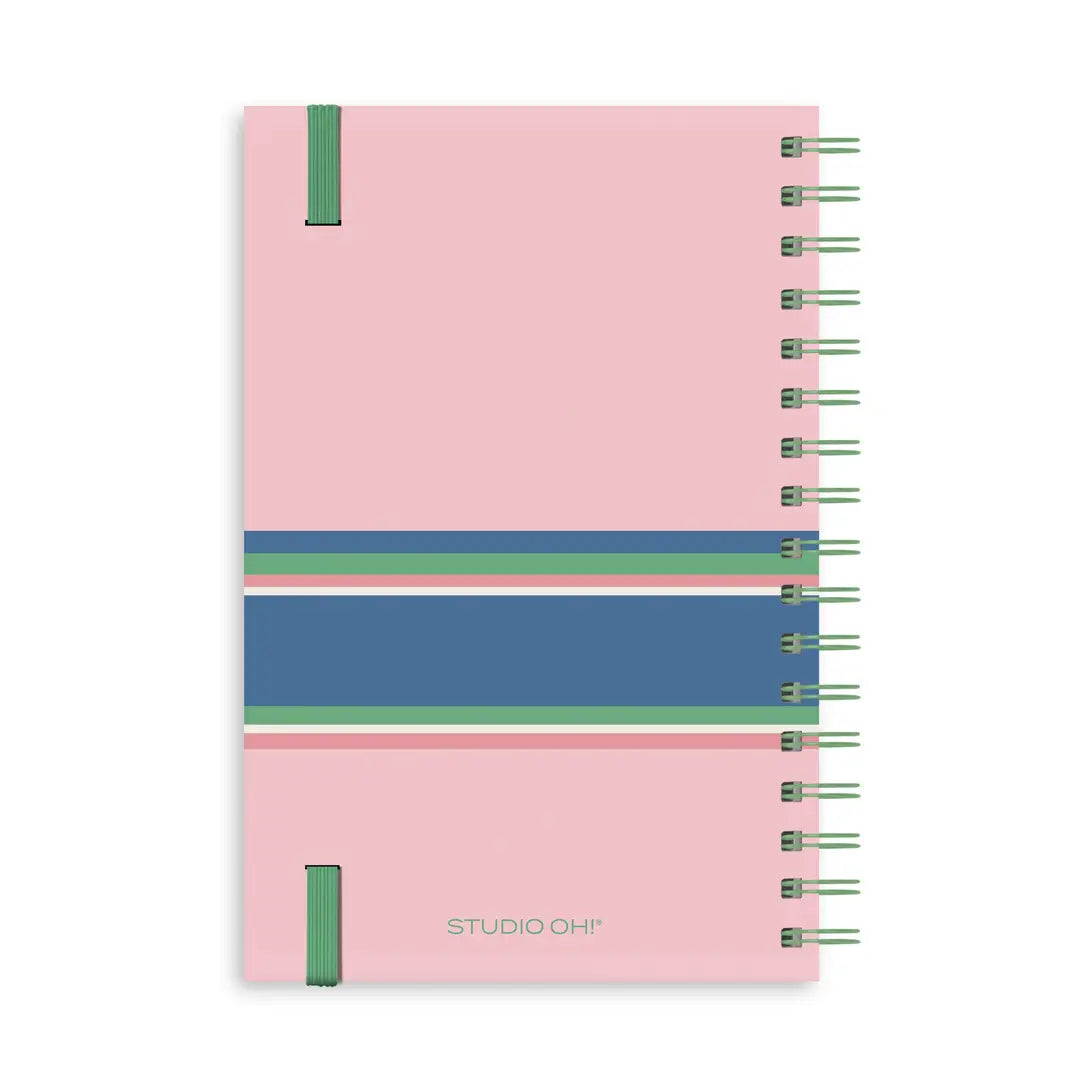 Game Day Medium Spiral Notebook with Enamel Charm