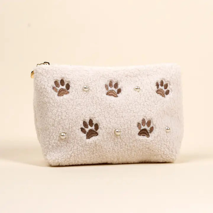 Teddy Pouch–Paws & Pearls