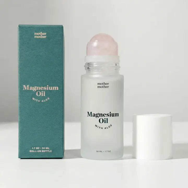 Magnesium Oil + Aloe, Rose Quartz Roller