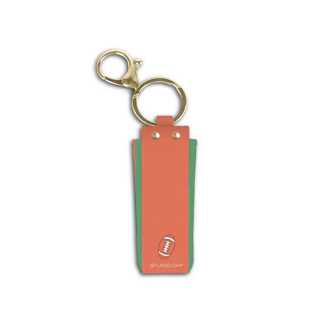 Game Day Lip Balm Holder Key Chain