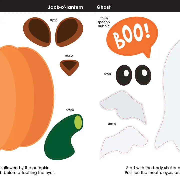 First Sticker Art: Happy Halloween