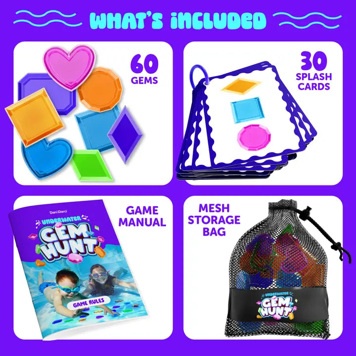 Pool Gem Hunt Diving Game For Kids - Pool Toys