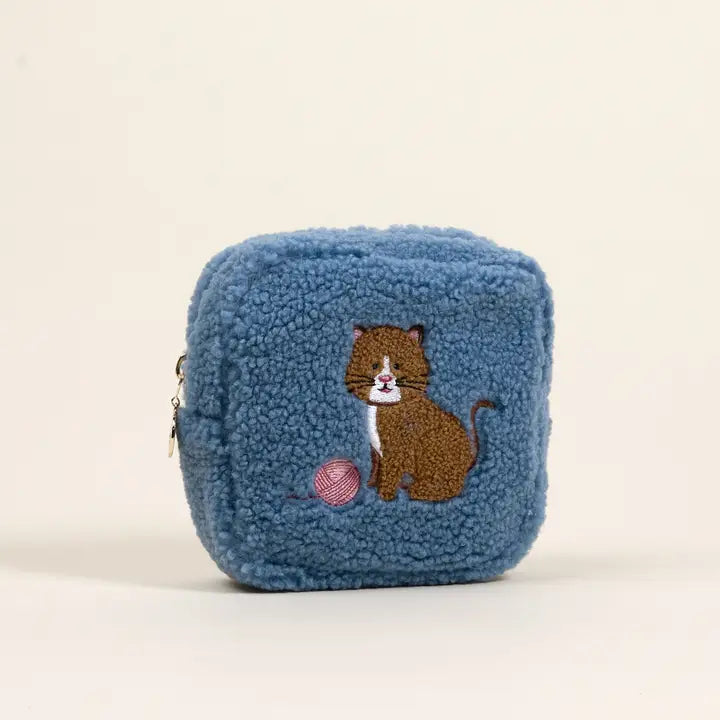 Teddy Pouch–Square Kitty Corner