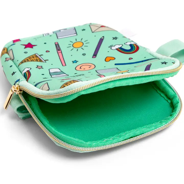 School Doodles Tumbler Fanny Pack