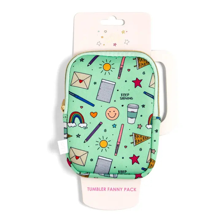 School Doodles Tumbler Fanny Pack