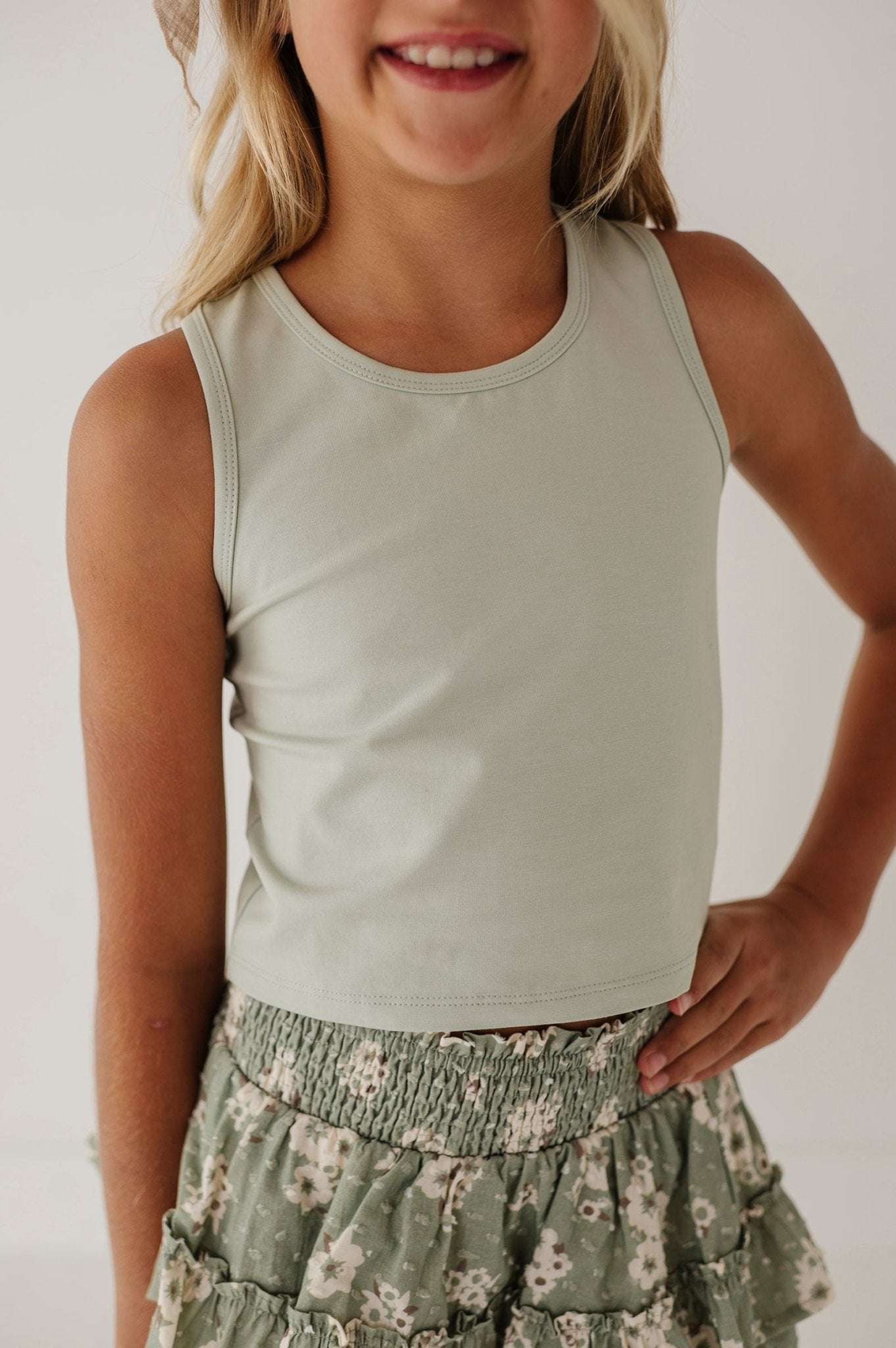 Crop Racerback Tank