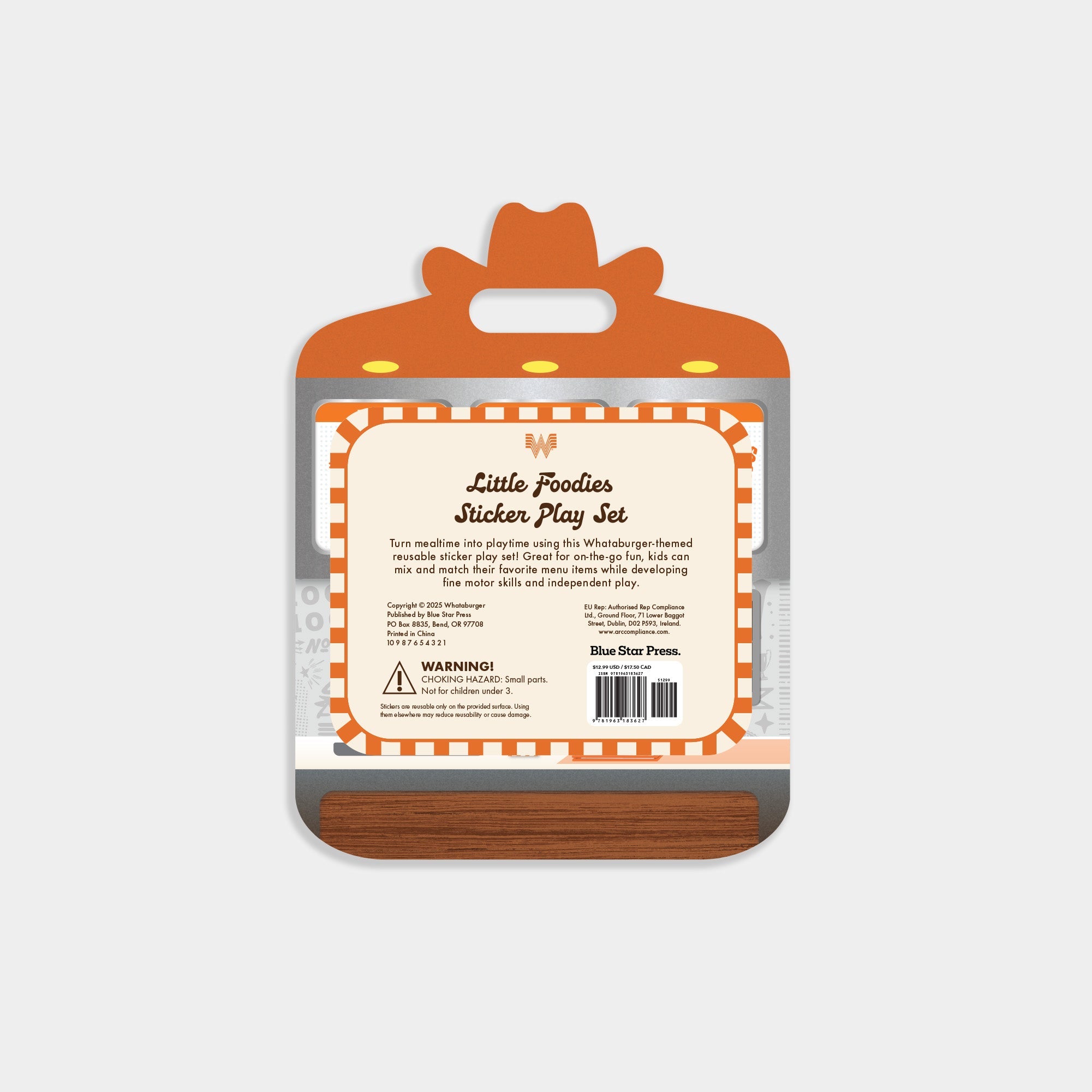 Little Foodies Reusable Sticker Play Set