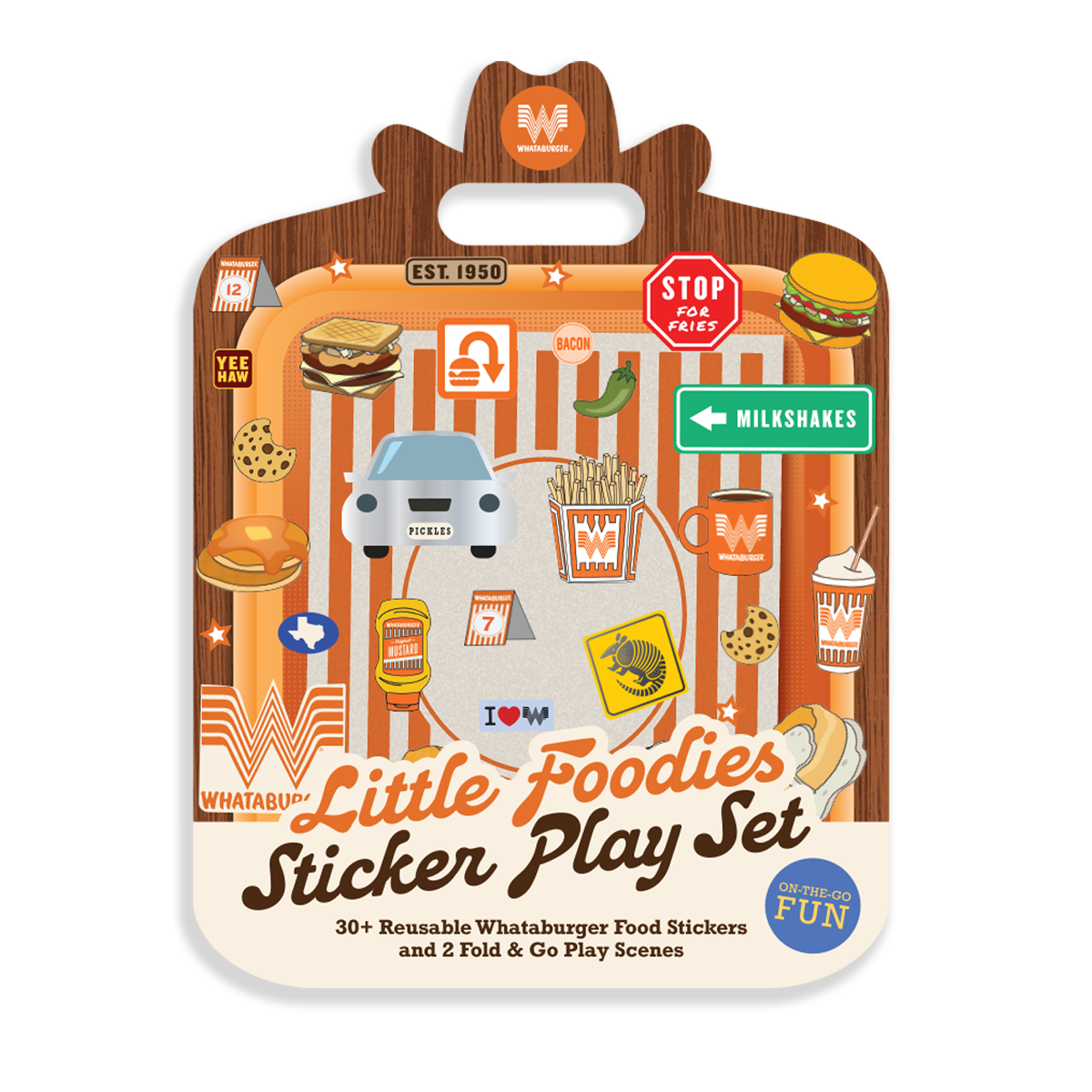 Little Foodies Reusable Sticker Play Set