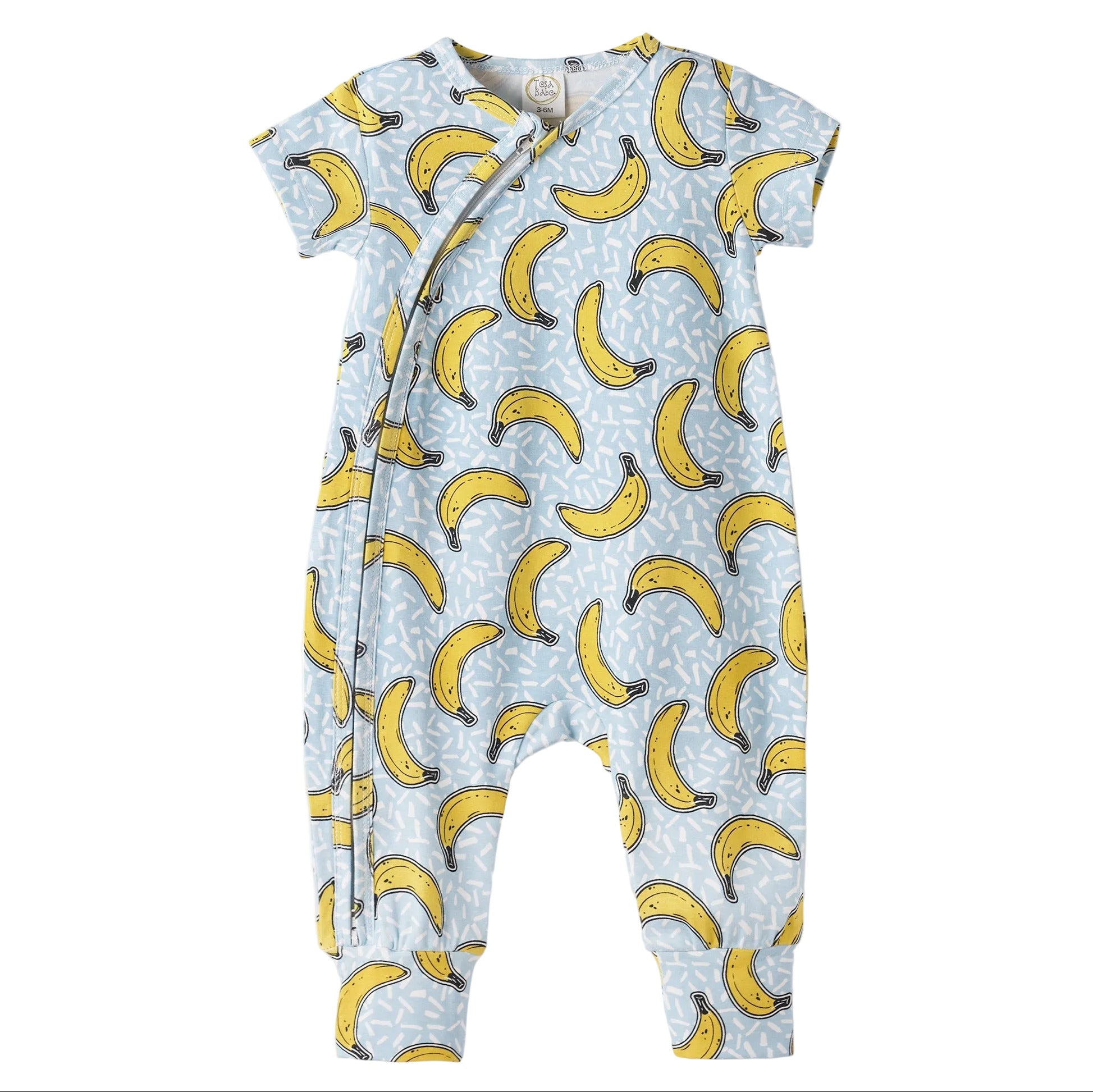 Banana Split Convertible Bamboo Zipper Romper for Baby