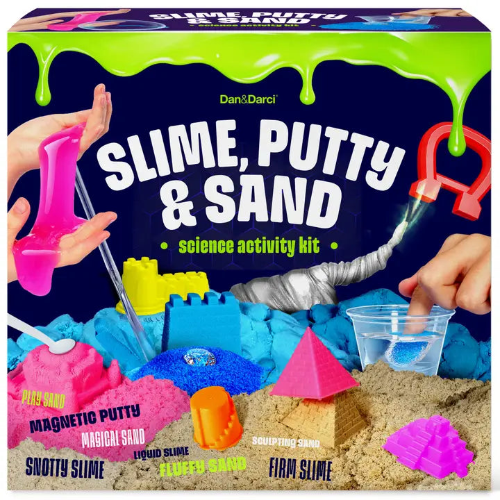 Slime, Putty & Sand Sensory Science Kit - Slime For Kids