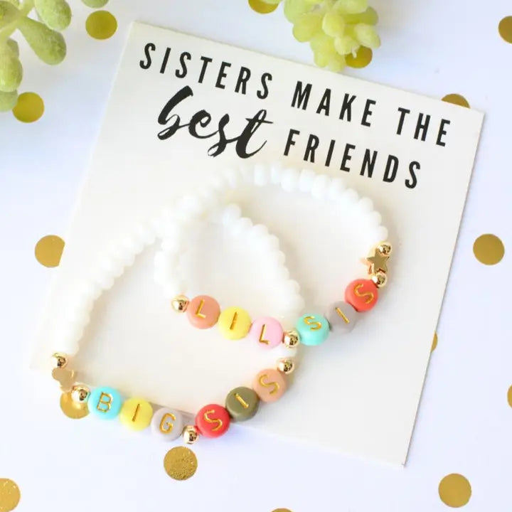 Sisters Bracelet Set - Matching Jewelry, Motherhood Gift