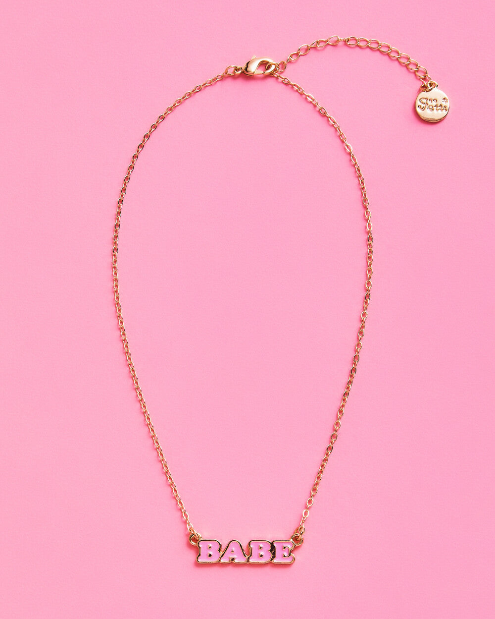 Babe to Be Pack - 4 enamel necklaces
