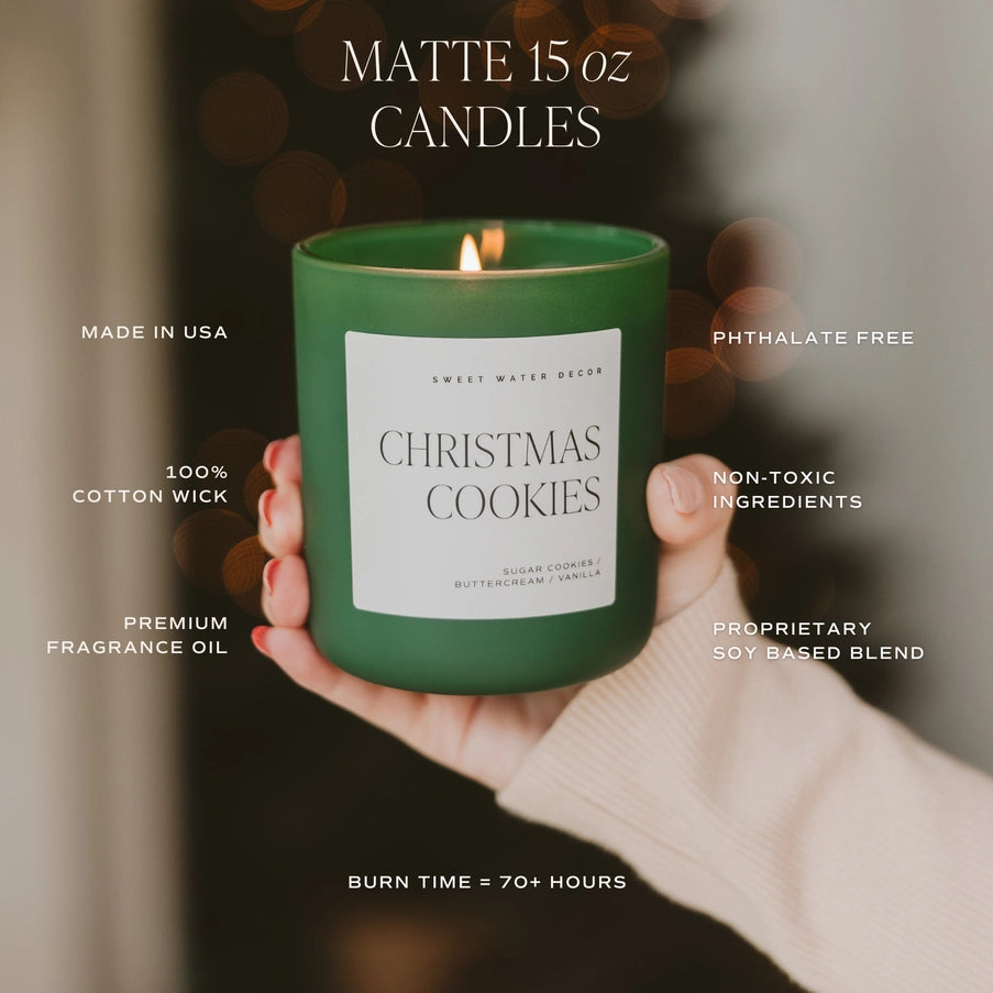 Christmas Tree Farm 15 oz Matte Soy Candle- Home Decor