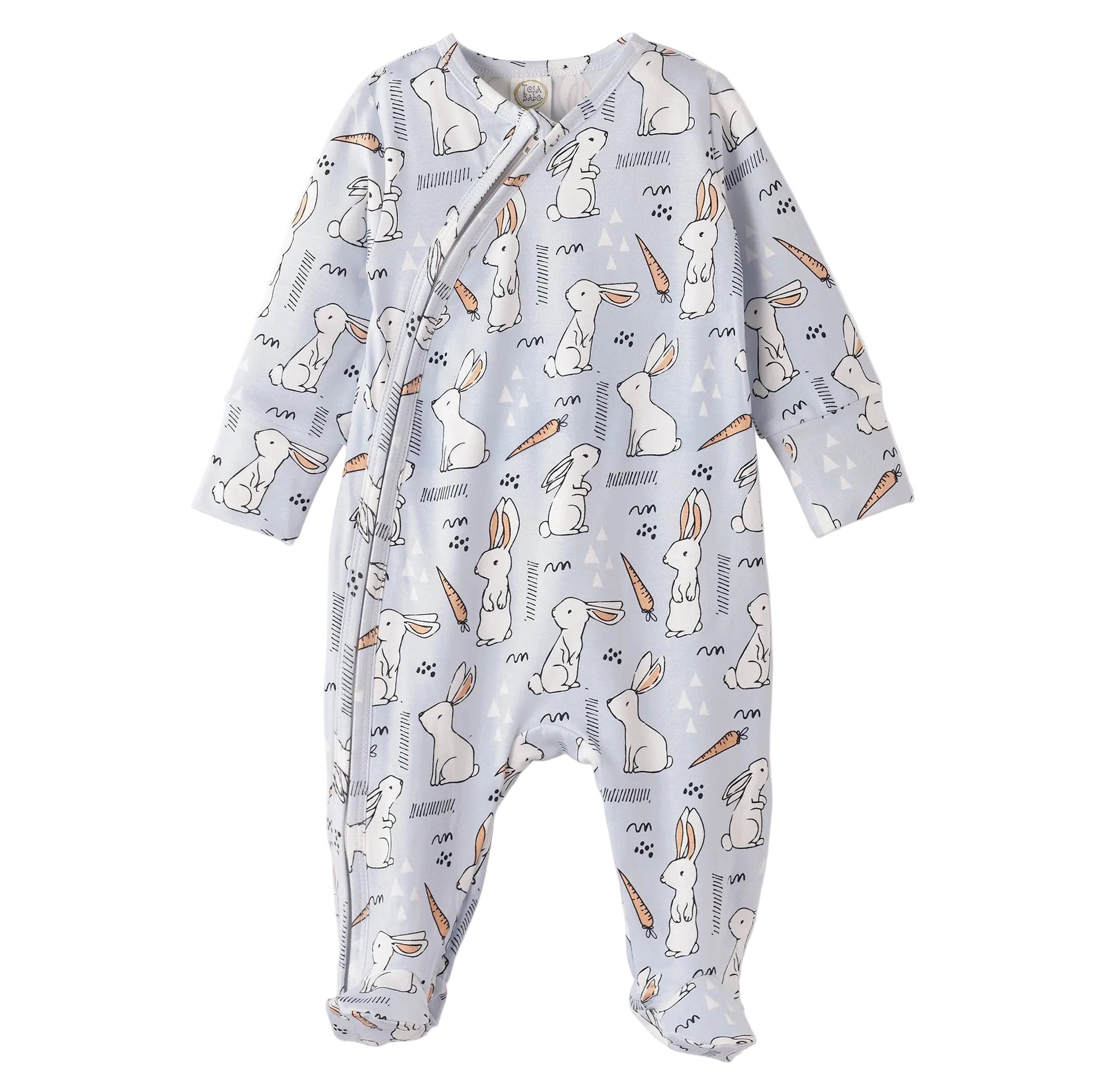Cottontail Crew Soft Bamboo Easter Zipper Romper for Baby