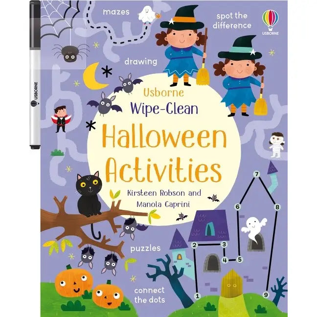 Wipe-Clean Halloween Activities : Usborne